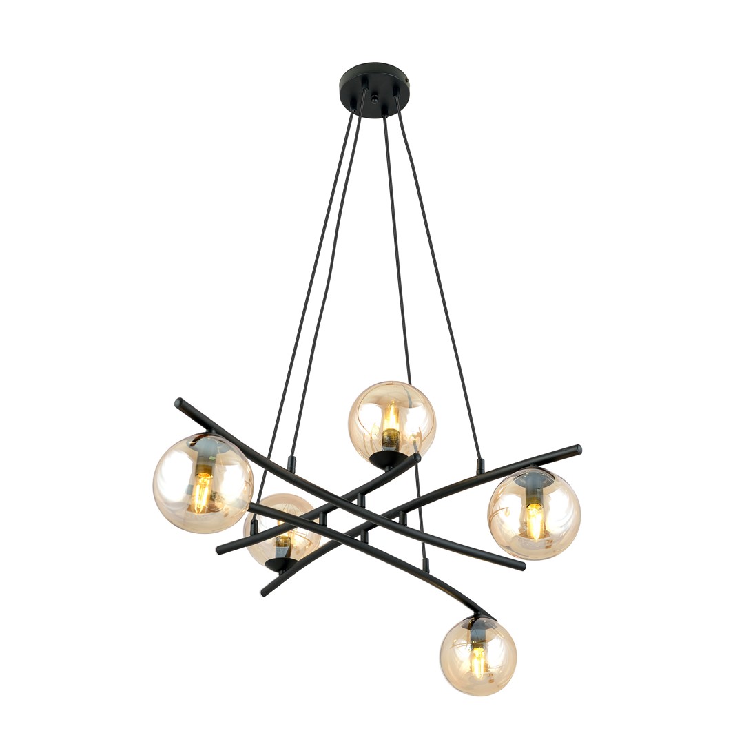Essa Ø100 Rav loftslampe Fra Emibig Lighting - Essa er en serie af loftslamper med en original form, der med sin konstruktion med garanti vil v&aelig;kke opm&aelig;rksomhed.