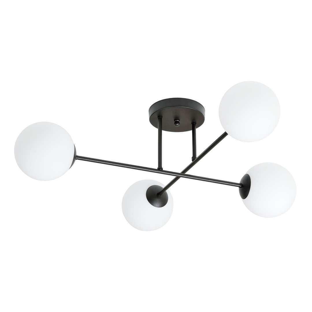 Roma 75cm Hvid plafond Fra Emibig Lighting - Denne minimalistiske loftslampe er skabt til stilfulde og moderne milj&oslash;er, og dens universelle design g&oslash;r den let at integrere i mange forskellige typer rum.