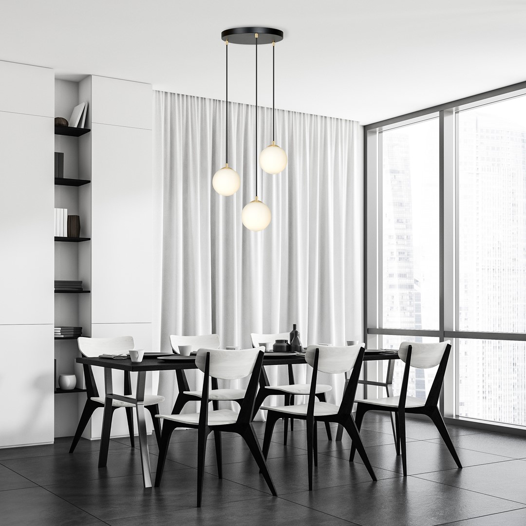 Royal Ø40 Sort loftslampe Fra Emibig Lighting - Royal er en serie af minimalistiske loftslamper, der passer perfekt ind i moderne hjem.