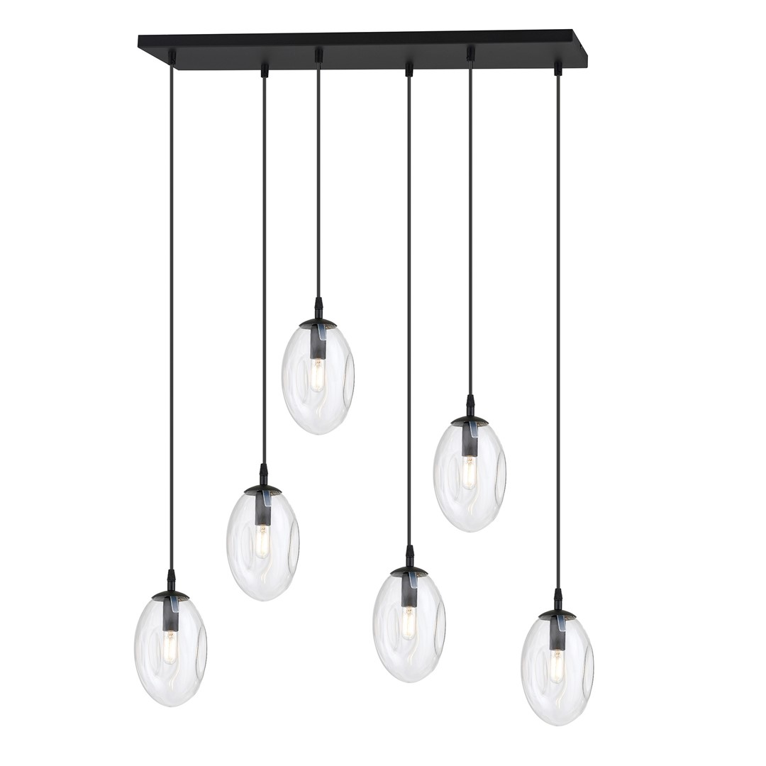 Astral 70cm Gennemsigtig loftslampe Fra Emibig Lighting - Perfekt over spisebordet eller i et åbent rum, hvor lampen kan tage sin plads og blive et naturligt blikfang.