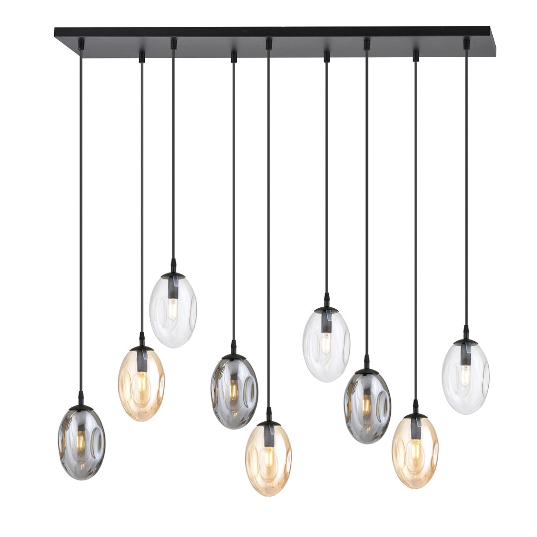 Astral 100cm Flerfarvet loftslampe Fra Emibig Lighting - Perfekt over spisebordet eller i et åbent rum, hvor lampen kan tage sin plads og blive et naturligt blikfang.