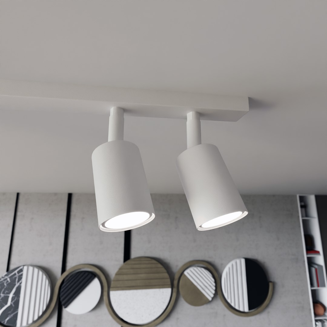 Flash 4 Hvid spotlight Fra Emibig Lighting - Flash-serien er den perfekte løsning til dem, der sætter pris på enkelt design uden at gå på kompromis med kvaliteten.