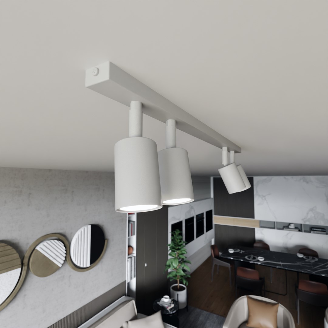 Flash 4 Hvid spotlight Fra Emibig Lighting - Flash-serien er den perfekte løsning til dem, der sætter pris på enkelt design uden at gå på kompromis med kvaliteten.