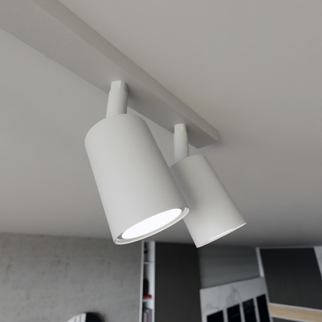 Flash 4 Hvid spotlight Fra Emibig Lighting - Flash-serien er den perfekte løsning til dem, der sætter pris på enkelt design uden at gå på kompromis med kvaliteten.