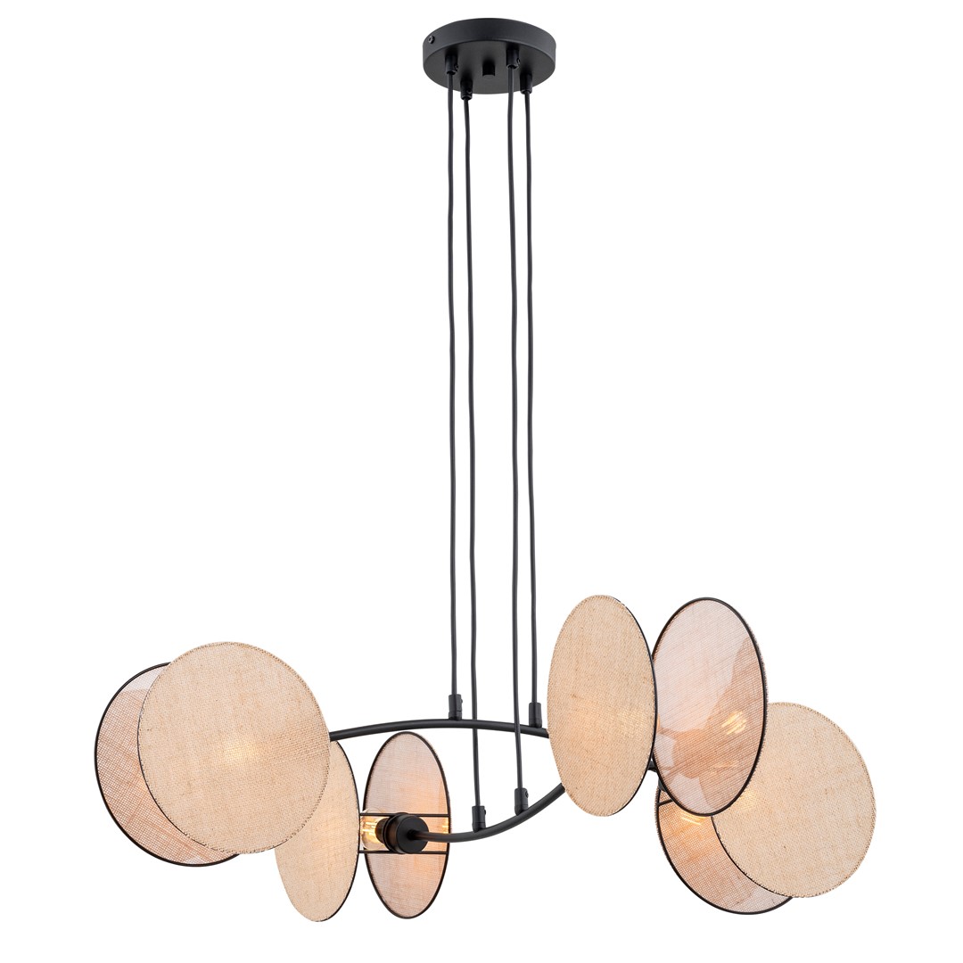 Motif 82cm Natur loftslampe Fra Emibig Lighting - Ved at kombinere moderne form med funktion fungerer lamperne ikke kun som belysning &ndash; men ogs&aring; som et udtryksfuldt designelement.