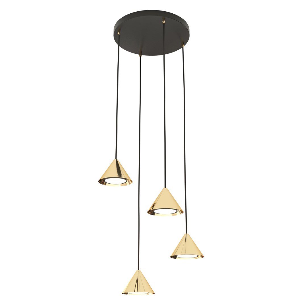 Elit Premium Ø30 Guld loftslampe Fra Emibig Lighting - Elit er et unikt lysarmatur med et moderne og minimalistisk design.
