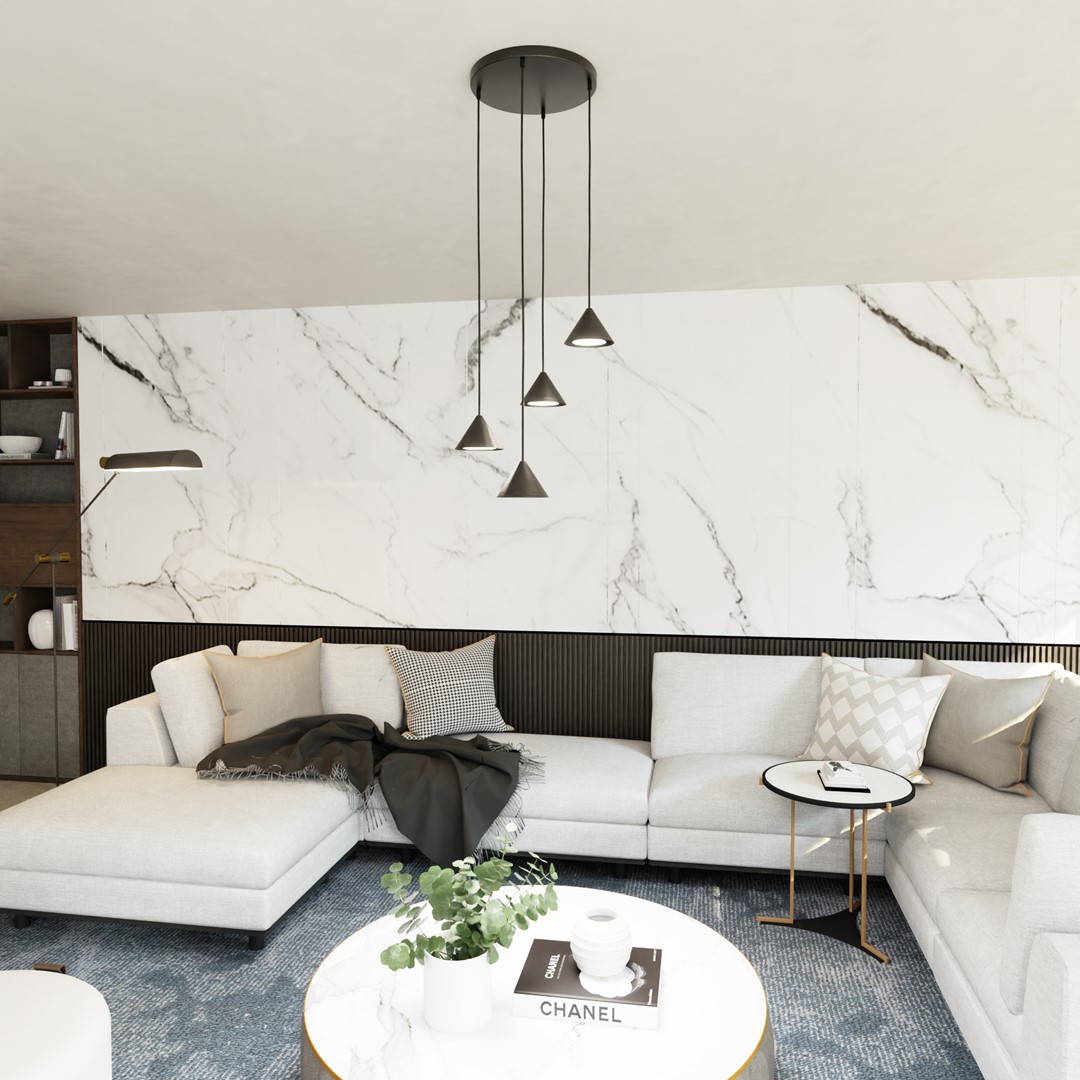 Elit Premium Ø30 Sort loftslampe Fra Emibig Lighting - Elit er et unikt lysarmatur med et moderne og minimalistisk design.