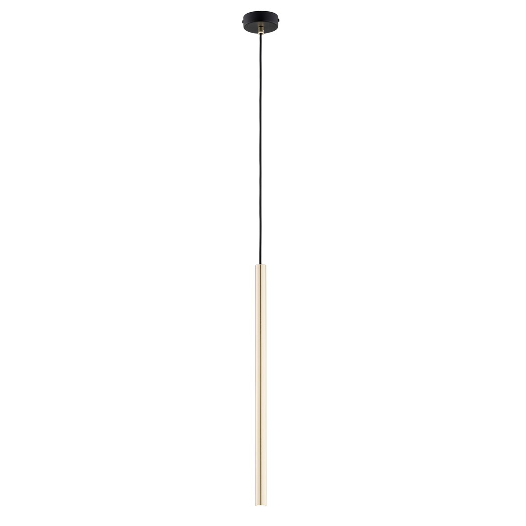Selter Ø8 Guld loftslampe Fra Emibig Lighting - De guldfarvede r&oslash;r, der udg&oslash;r lampens krop, giver den en unik shimmer og en elegant f&oslash;lelse.