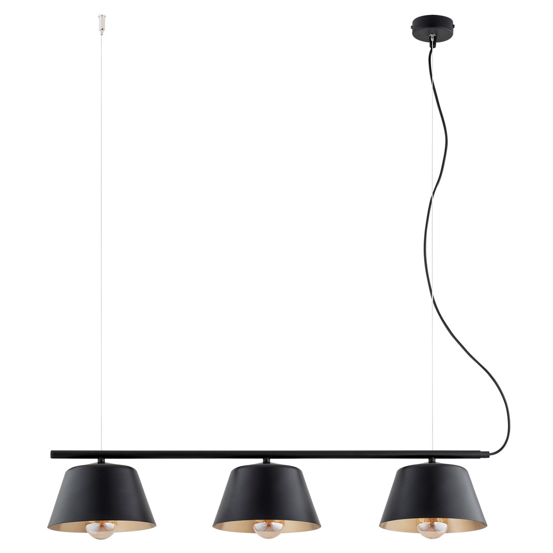 Gelato 82cm Sort loftslampe Fra Emibig Lighting - Det enkle, men elegante design passer ind i moderne interi&oslash;r og giver en f&oslash;lelse af lethed og harmoni.