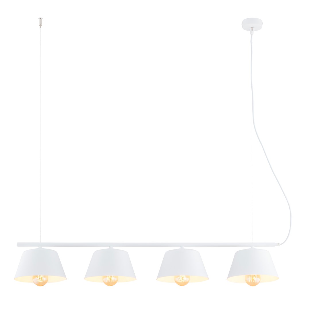Gelato 100cm Hvid loftslampe Fra Emibig Lighting - Det enkle, men elegante design passer ind i moderne interi&oslash;r og giver en f&oslash;lelse af lethed og harmoni.