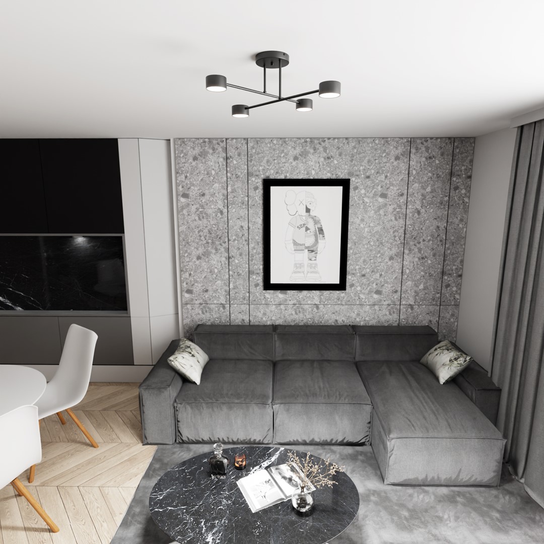 Halo Ø60 Sort plafond Fra Emibig Lighting - Halo - Denne enestående belysning har et moderne og minimalistisk design.