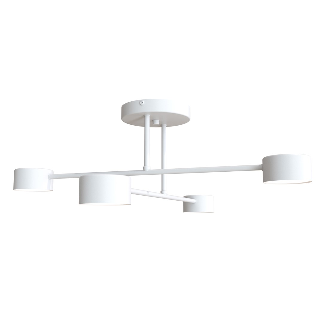 Halo Ø60 Hvid plafond Fra Emibig Lighting - Halo - Denne enest&aring;ende belysning har et moderne og minimalistisk design.