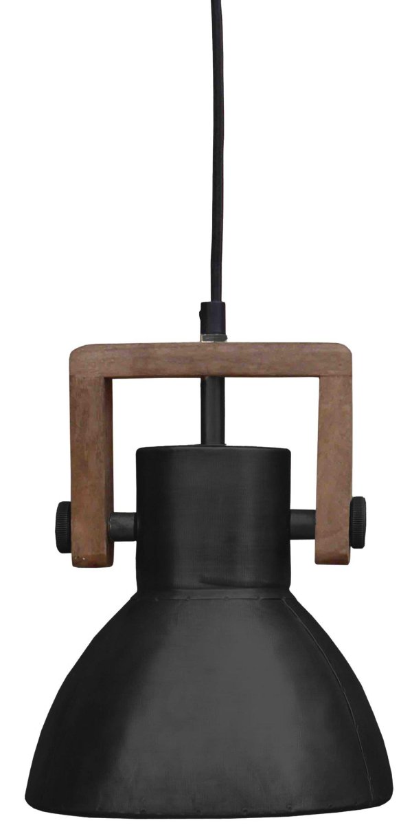 Ashby Ø20 Sort loftslampe Fra PR Home - Vindue/loftslampe Ashby single er en del af Ashby-serien, som har en industriel stil, hvor tr&aelig; og metal blandes.