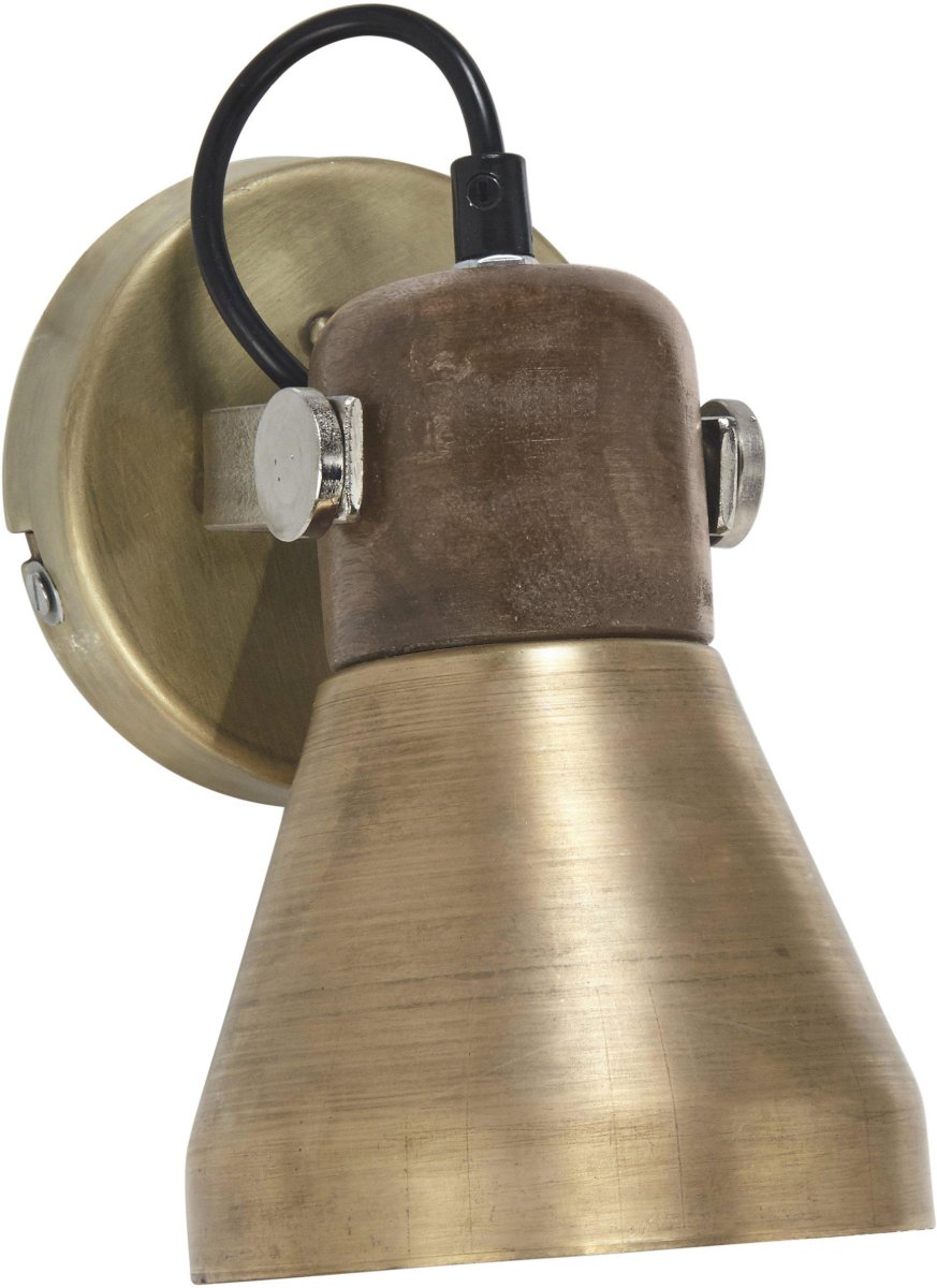 Ashby Ø15 Guld væglampe Fra PR Home - Vores fantastiske Ashby-serie best&aring;r af v&aelig;glamper, bordlamper og enkelt- og dobbeltloftslamper.