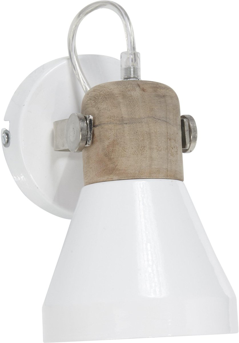 Ashby Ø15 Hvid væglampe Fra PR Home - Vores fantastiske Ashby-serie best&aring;r af v&aelig;glamper, bordlamper og enkelt- og dobbeltloftslamper.
