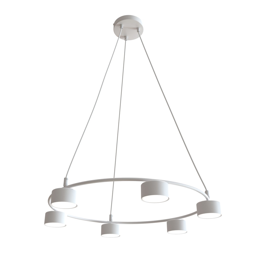 Starlit Ø64 Hvid loftslampe Fra Emibig Lighting - Et minimalistisk vedhæng med et moderne design, der fascinerer med sin elegante cirkulære form.