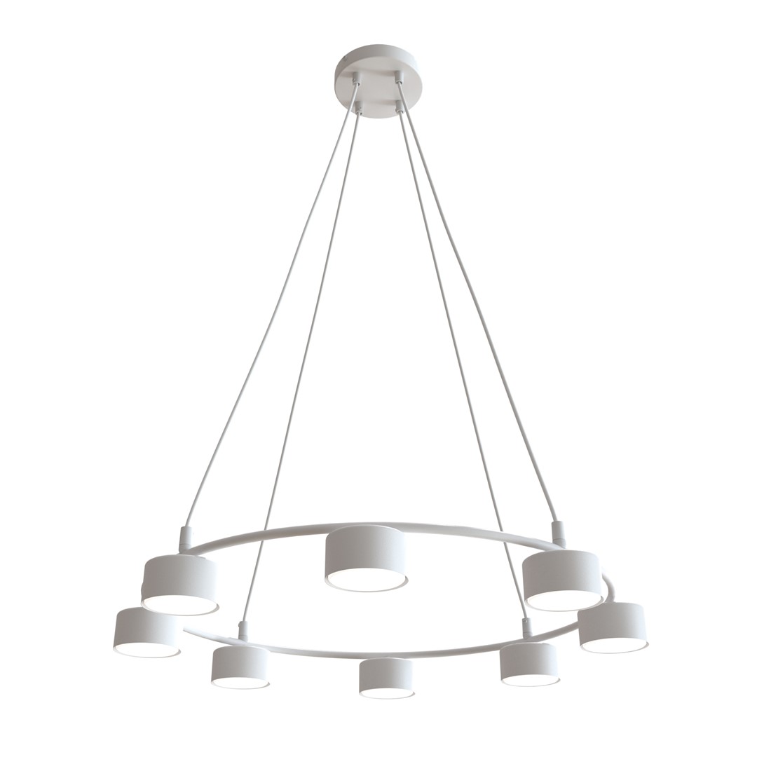 Starlit Ø64 Hvid loftslampe Fra Emibig Lighting - Et minimalistisk vedhæng med et moderne design, der fascinerer med sin elegante cirkulære form.