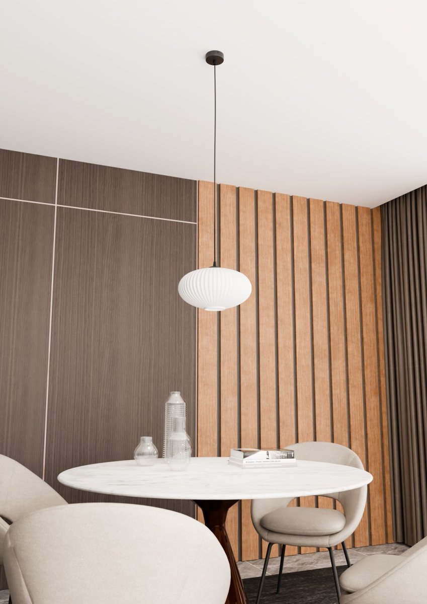 Coco Ø30 Hvid loftslampe Fra Emibig Lighting - Coco loftlampen er en moderne pendel, der kombinerer elegance med funktionalitet.