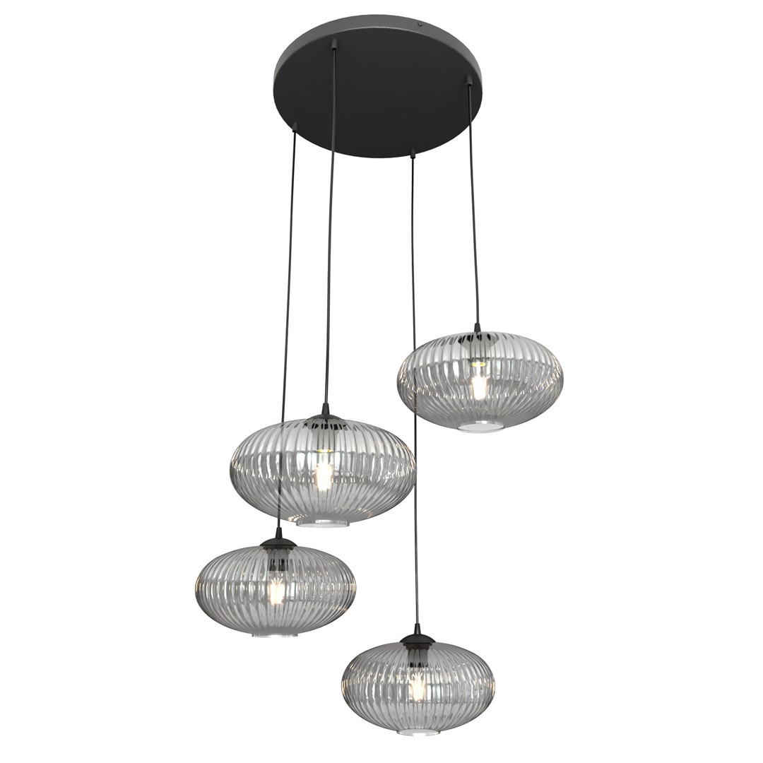 Coco Ø70 Røgfarvet loftslampe Fra Emibig Lighting - Coco loftlampen er en moderne pendel, der kombinerer elegance med funktionalitet.