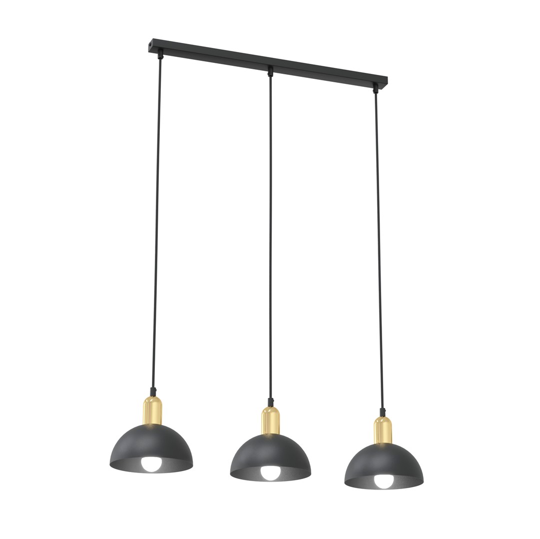 Moto 60cm Sort loftslampe Fra Emibig Lighting - &ndash; Moto skaber en unik atmosf&aelig;re og et stilfuldt kontrastelement i rummet.