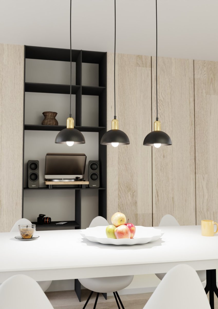 Moto 60cm Sort loftslampe Fra Emibig Lighting - &ndash; Moto skaber en unik atmosf&aelig;re og et stilfuldt kontrastelement i rummet.