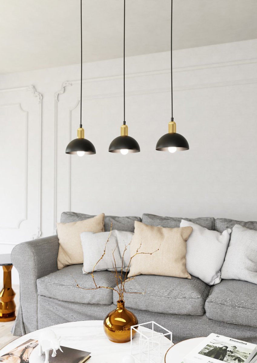 Moto 60cm Sort loftslampe Fra Emibig Lighting - &ndash; Moto skaber en unik atmosf&aelig;re og et stilfuldt kontrastelement i rummet.