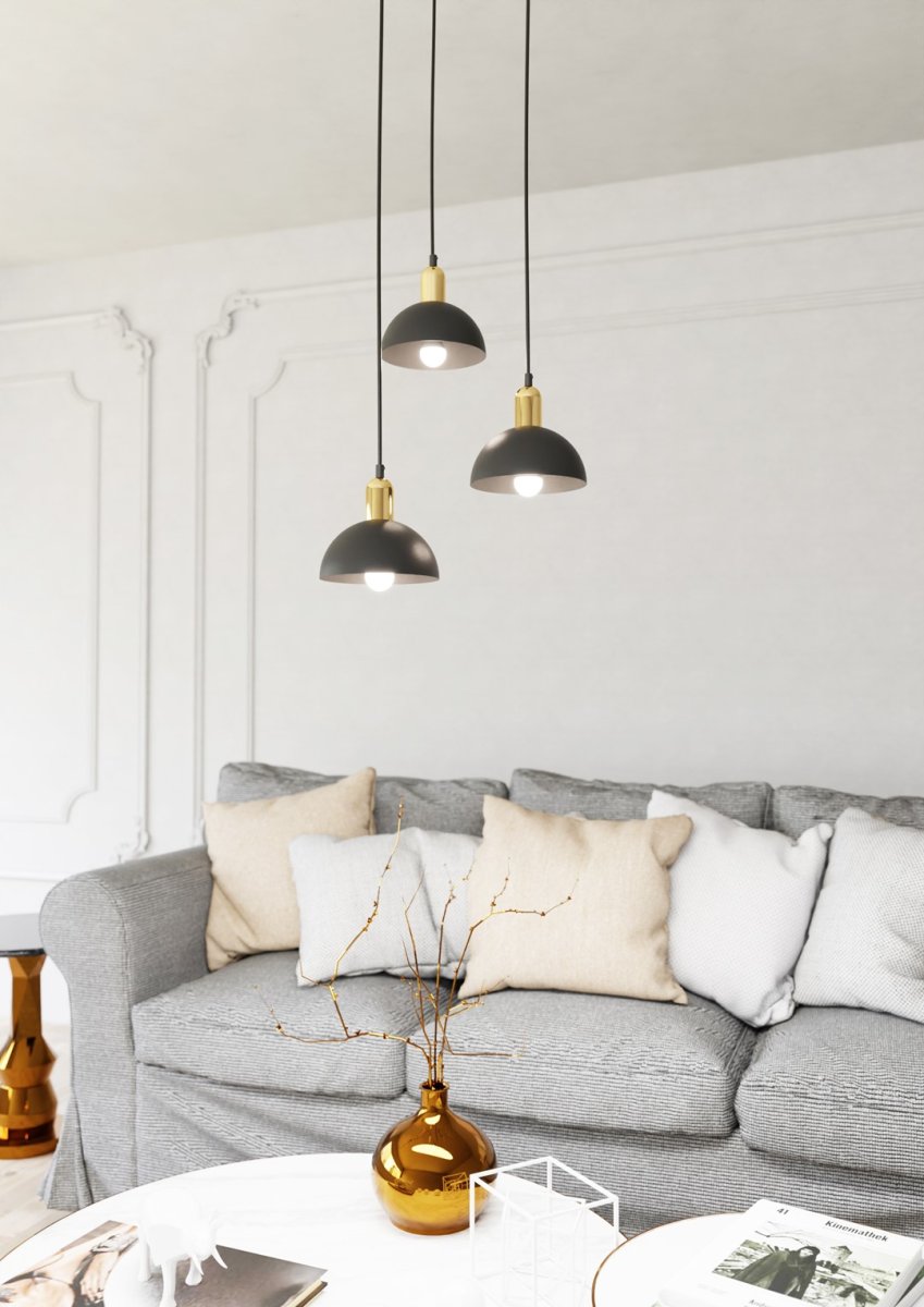 Moto Ø30 Sort loftslampe Fra Emibig Lighting - &ndash; Moto skaber en unik atmosf&aelig;re og et stilfuldt kontrastelement i rummet.