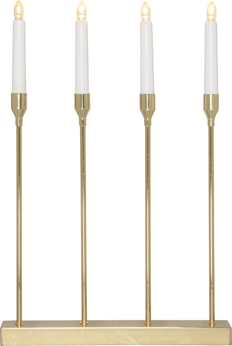 Lottie Messing Fra Star Trading - Pynt op med den til advent og jul, stil den i et vindue eller p&aring; en v&aelig;g.