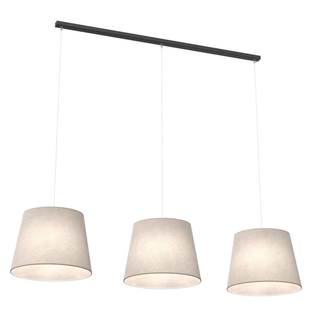 Epoca 116cm Beige loftslampe Fra Emibig Lighting - Med sit klassiske design og et moderne touch passer Epoca lige godt i traditionelle og moderne interi&oslash;rer, og tilf&oslash;jer en diskret men charmerende karakter til rummet.