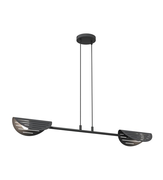 Saber 104cm Sort loftslampe Fra Emibig Lighting - Den minimalistiske form og omhyggeligt designede detaljer g&oslash;r den til en perfekt tilf&oslash;jelse til et moderne interi&oslash;r.