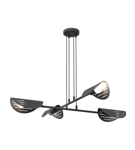 Saber 104cm Sort loftslampe Fra Emibig Lighting - Den minimalistiske form og omhyggeligt designede detaljer g&oslash;r den til en perfekt tilf&oslash;jelse til et moderne interi&oslash;r.