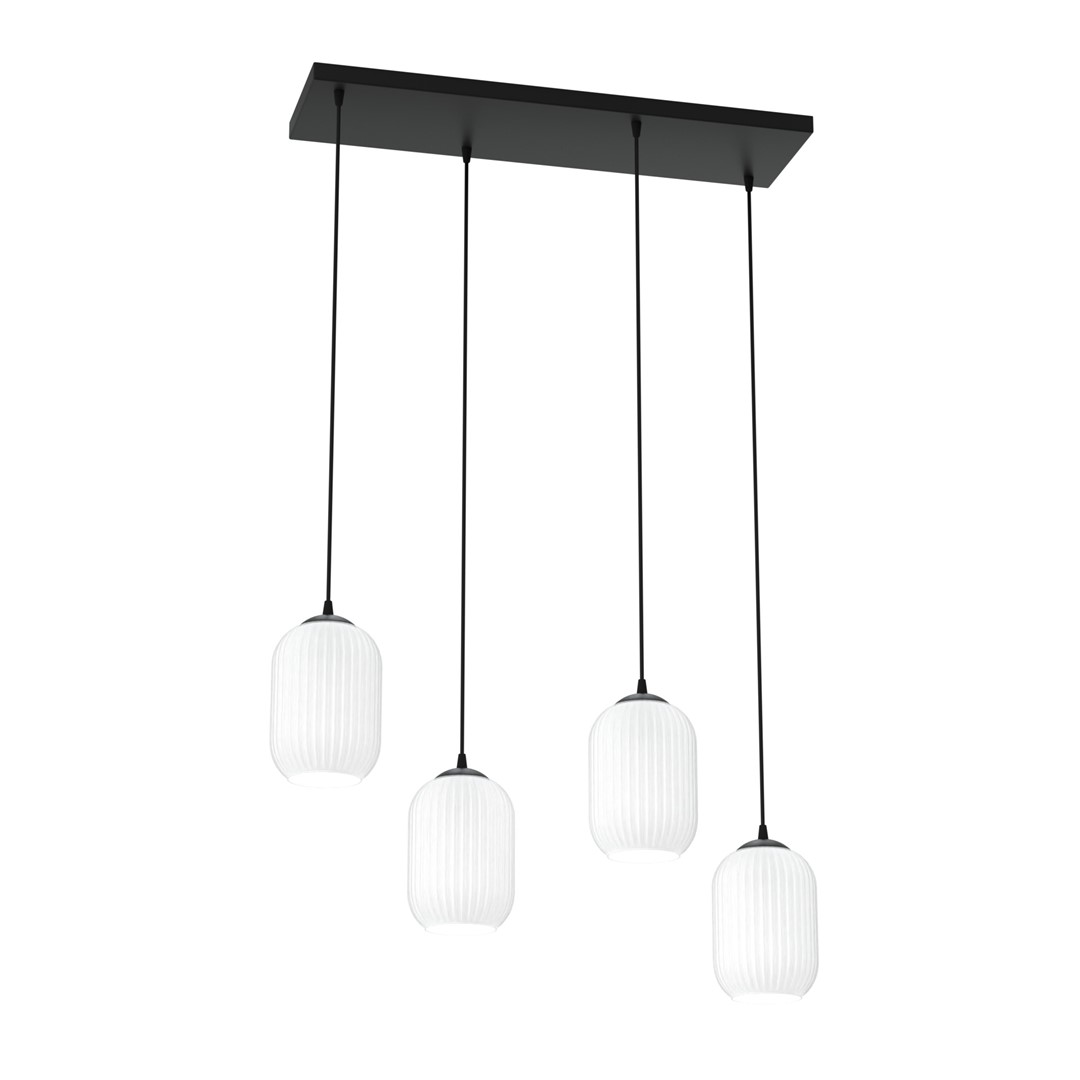 Verdi 70cm Hvid loftslampe Fra Emibig Lighting - Den originale form giver rummet karakter og skaber en personlig stil med et hyggeligt pr&aelig;g.