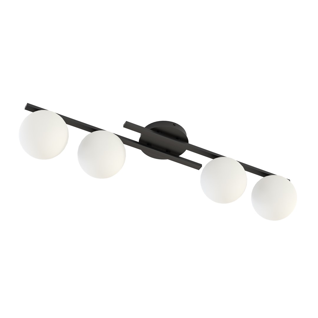 Kairo 87cm Sort plafond Fra Emibig Lighting - Det minimalistiske design passer perfekt ind i ethvert hjem og stil.