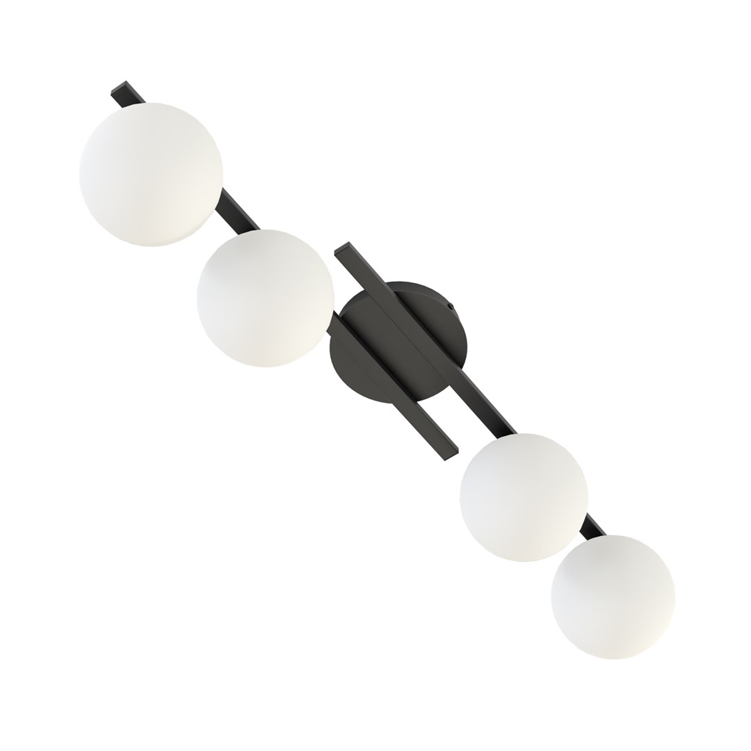 Kairo 87cm Sort plafond Fra Emibig Lighting - Det minimalistiske design passer perfekt ind i ethvert hjem og stil.