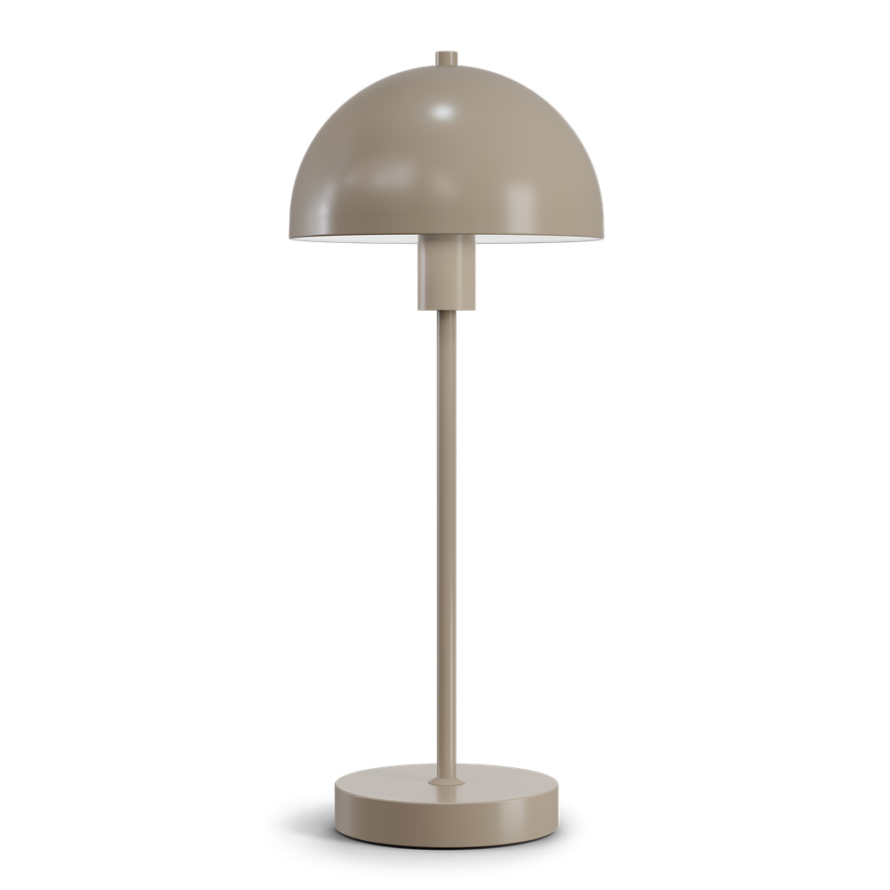 Vienda 48cm Beige bordlampe Fra Herstal - Vienda bordlampe med sit klassiske og elegante design g&oslash;r, at lampen kan bruges i hjemmet i mange &aring;r.