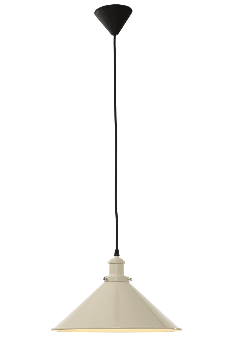 Paris Ø35 Beige loftslampe Fra Aneta Lighting - Det vintage-inspirerede design passer perfekt ind i både klassisk og moderne interiør og bliver en elegant detalje i hjemmet.