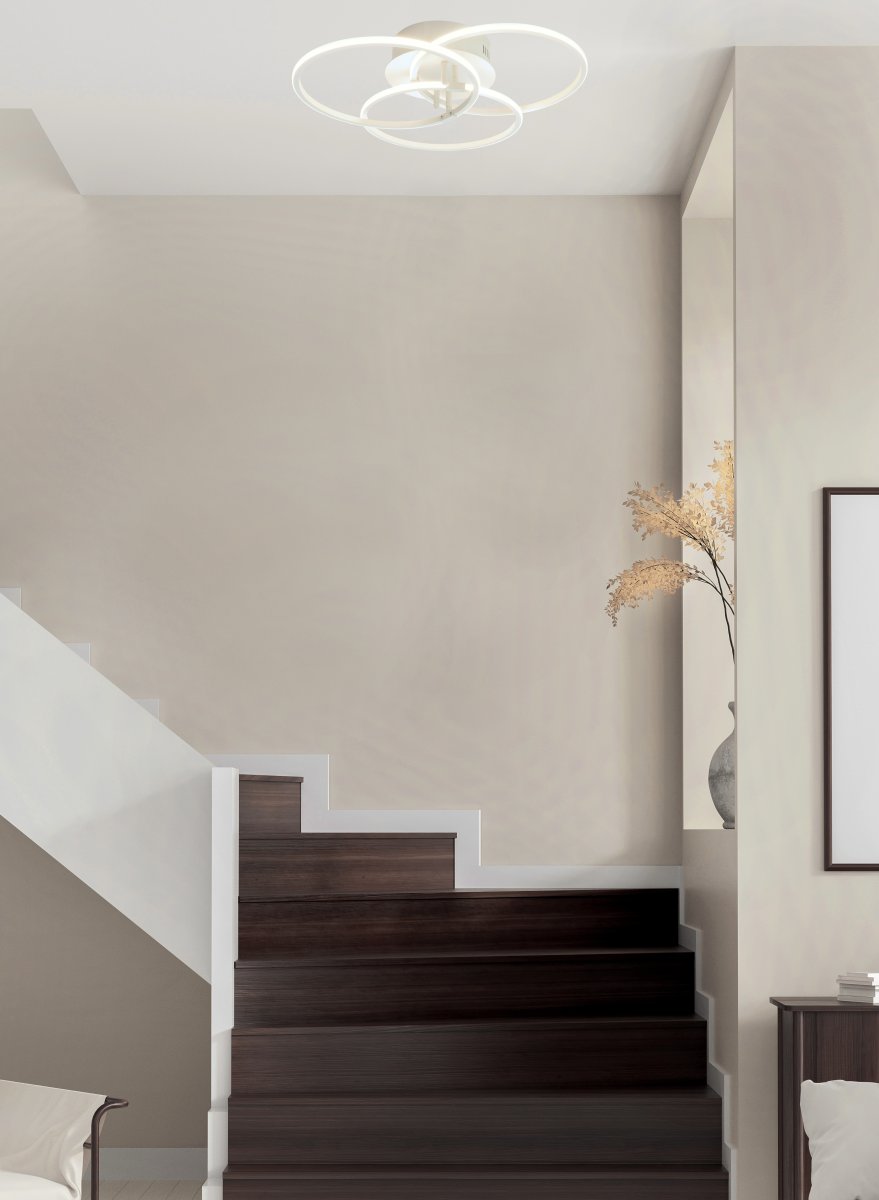 Ringo 45cm Hvid plafond Fra Aneta Lighting - 
