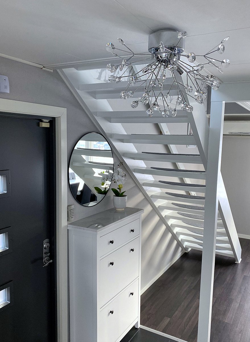 Viva Ø57 Chrom plafond Fra Aneta Lighting - VIVA smukt loft i krom med en luksuriøs følelse.