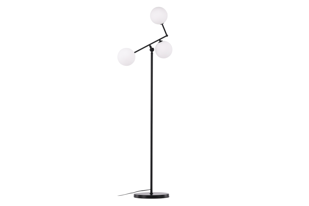 Marsan Sort gulvlampe Fra Venture Design - Lampen passer ind i de fleste hjem og indretningsstile og vil holde i lang tid.