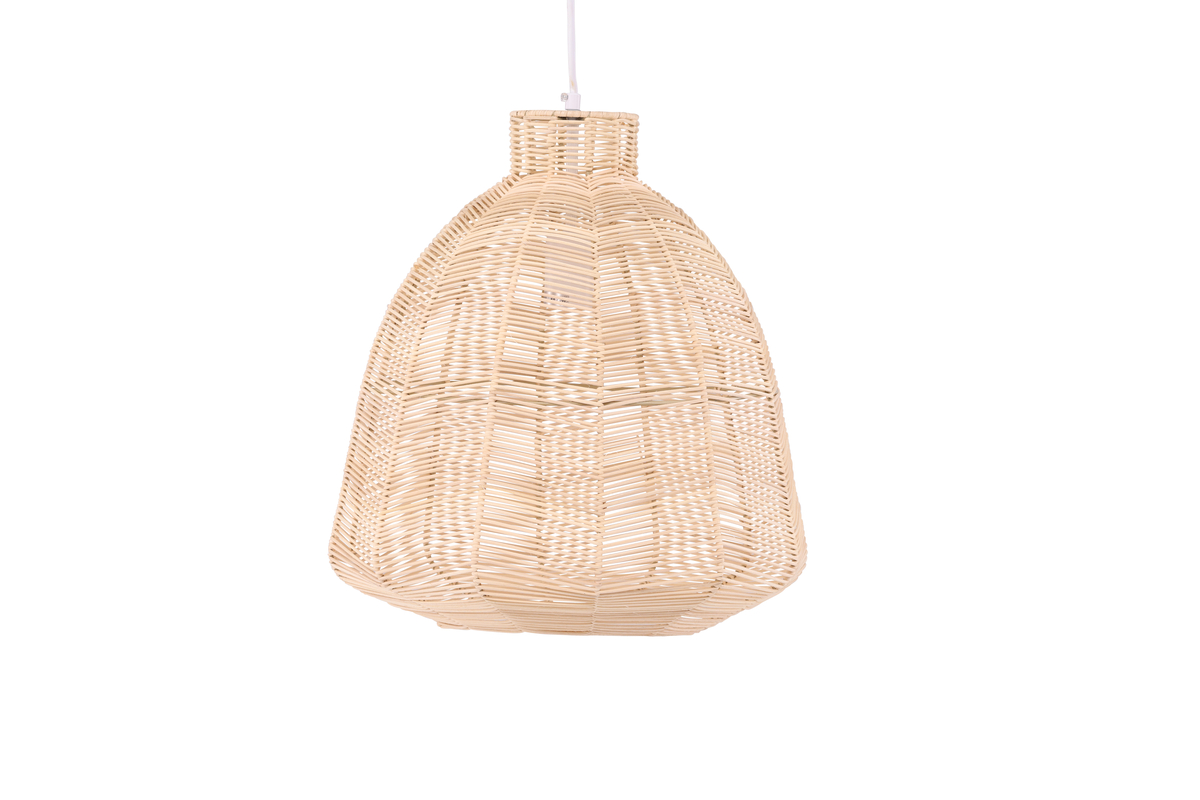 Tours Ø40 Natur loftslampe Fra Venture Design - Lampen har en smuk gl&oslash;d, der giver en varm og hyggelig f&oslash;lelse, hvilket g&oslash;r den perfekt at placere over spisebordet, til lange, stemningsfulde middage eller i sovev&aelig;relset for en afslappende f&oslash;lelse.