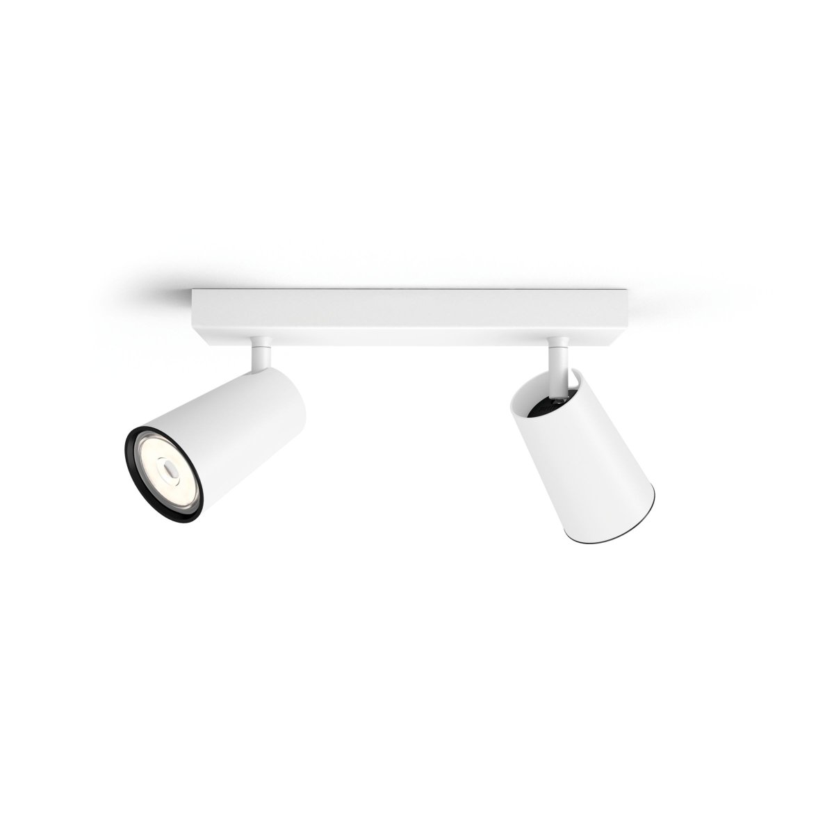 Paisley 2 Hvid spotlight Fra Philips - Lavet af hvidt metal for et rent og minimalistisk udtryk, der passer ind i de fleste hjem.