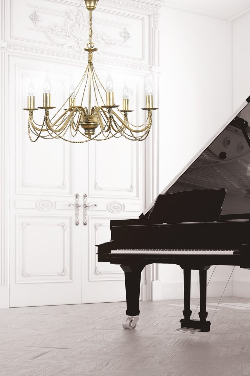 Tori Ø63 Guld loftslampe Fra Emibig Lighting - Tori er en smuk, sofistikeret og eksklusiv lampe, der fungerer som et perfekt supplement til klassiske arrangementer.