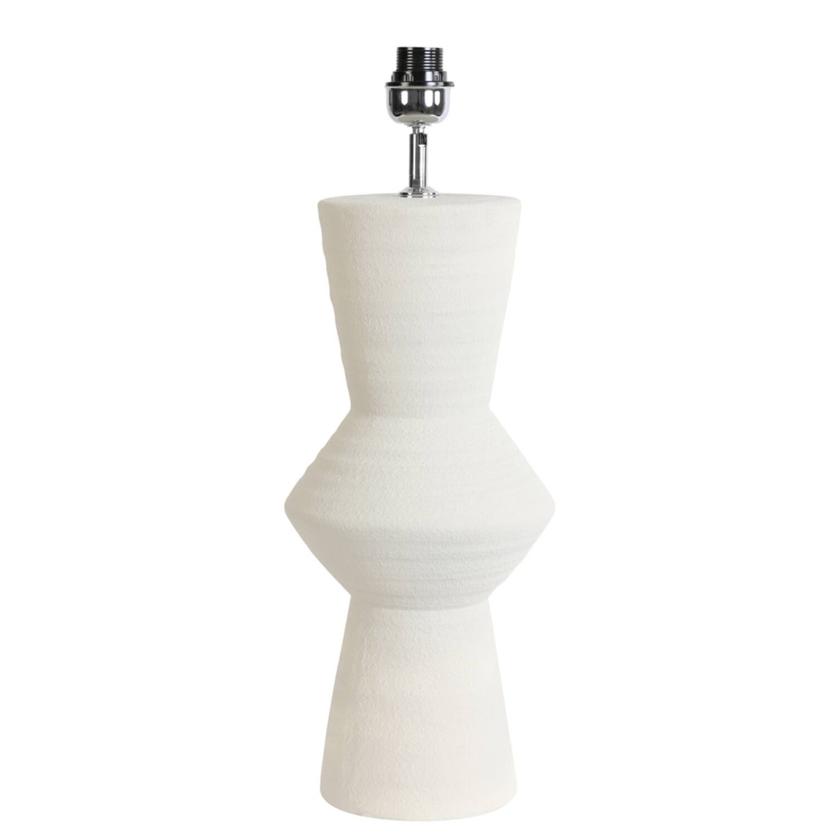 Ayla 60cm Cremet hvid lampefod Fra Light & Living - 