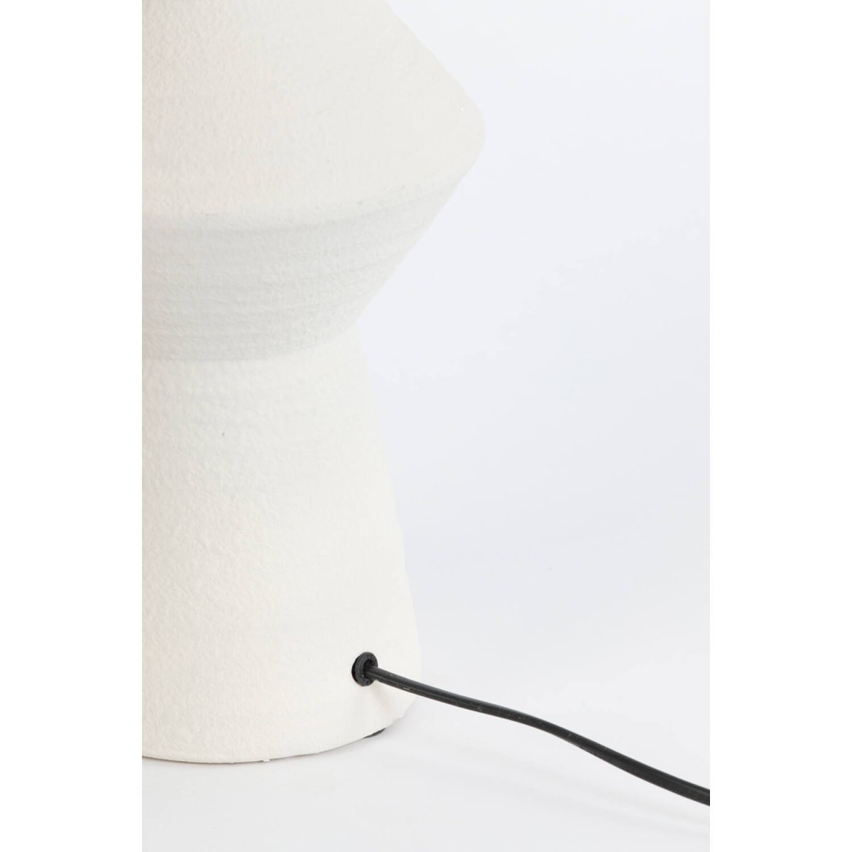Ayla 60cm Cremet hvid lampefod Fra Light & Living - 