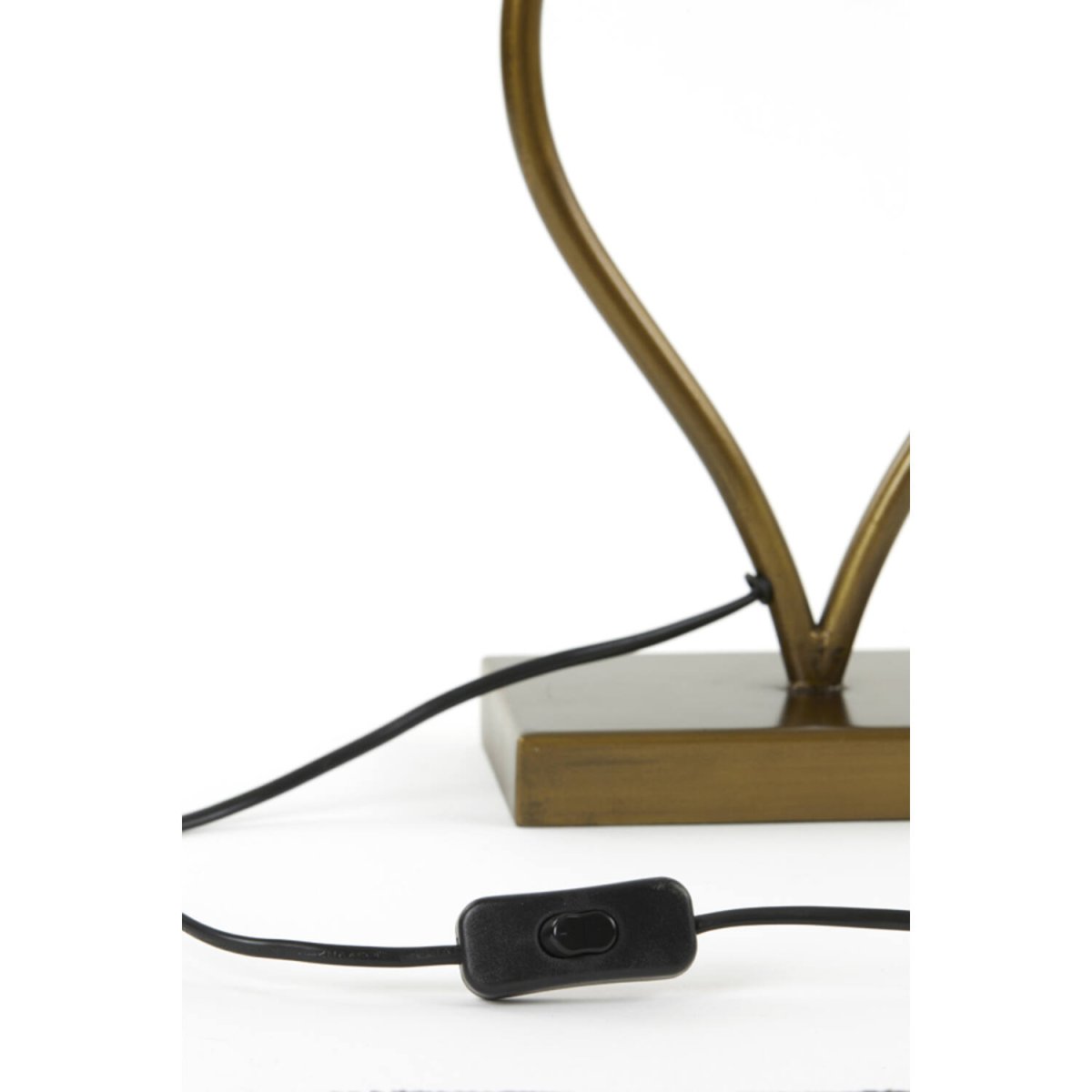 Okno 47cm Bronze lampefod Fra Light & Living - Dens bløde kurver og minimalistiske design gør den til et perfekt accessoire i både moderne og klassiske miljøer.