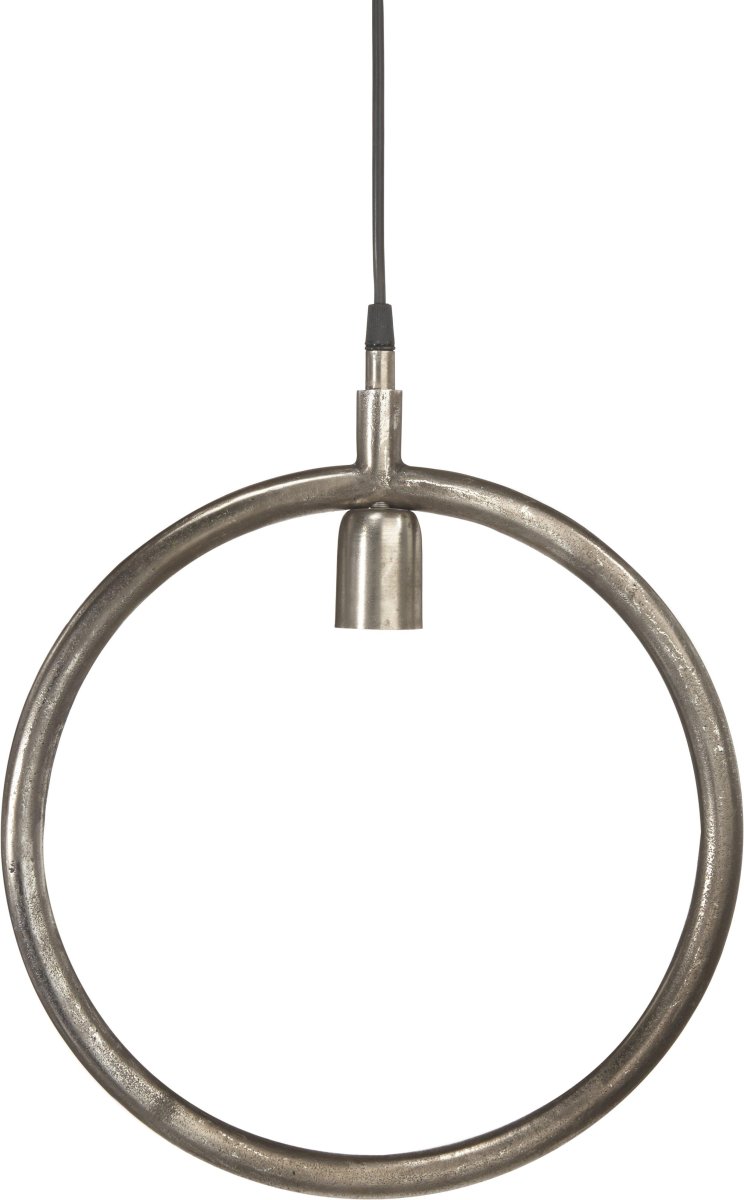 Circle Ø35 Sølv loftslampe Fra PR Home - Circle loftslampe er en enkel og stilfuld loftslampe i metal.