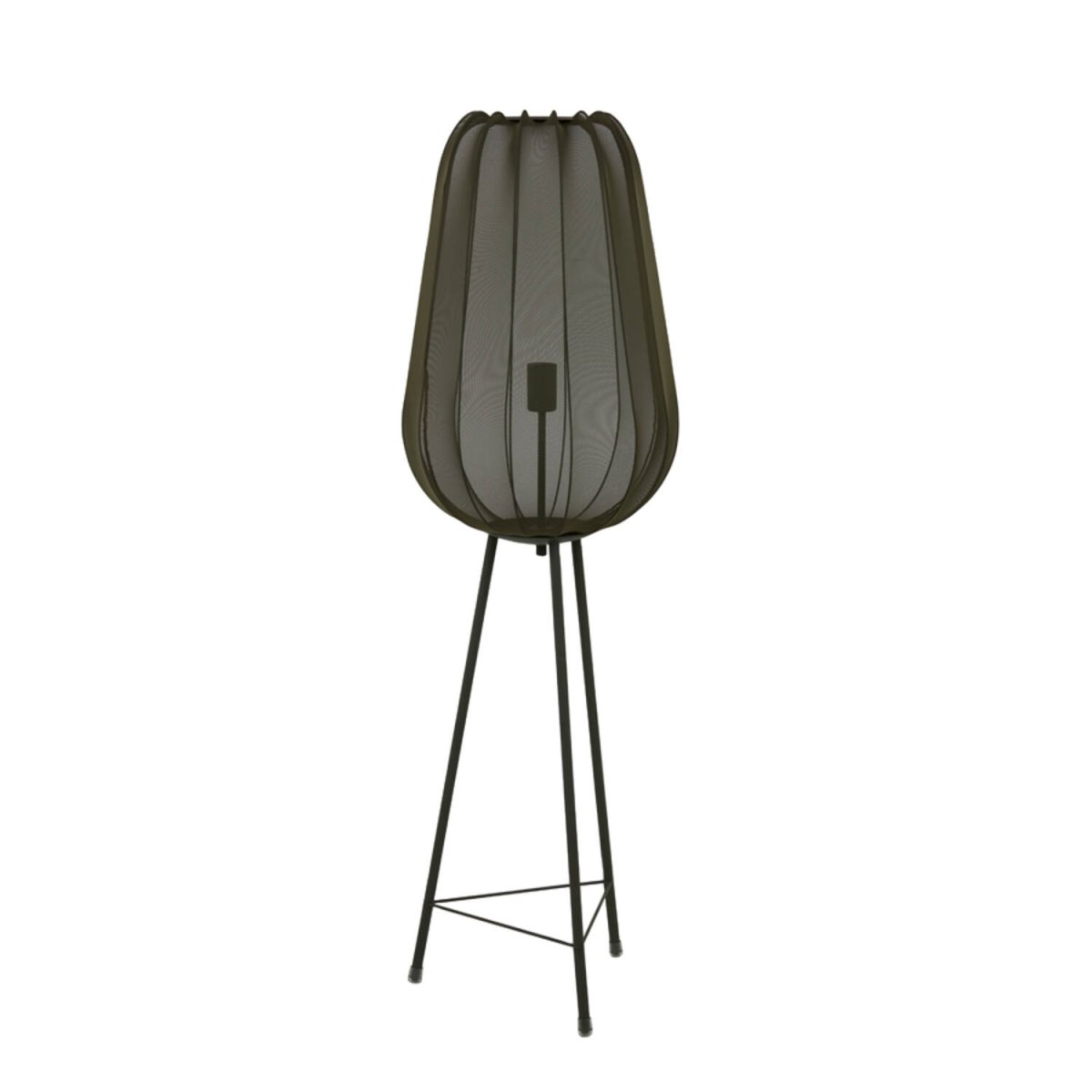 Plumeria Mørkegrøn gulvlampe Fra Light & Living - Plumeria er en moderne gulvlampe med stilfulde detaljer.