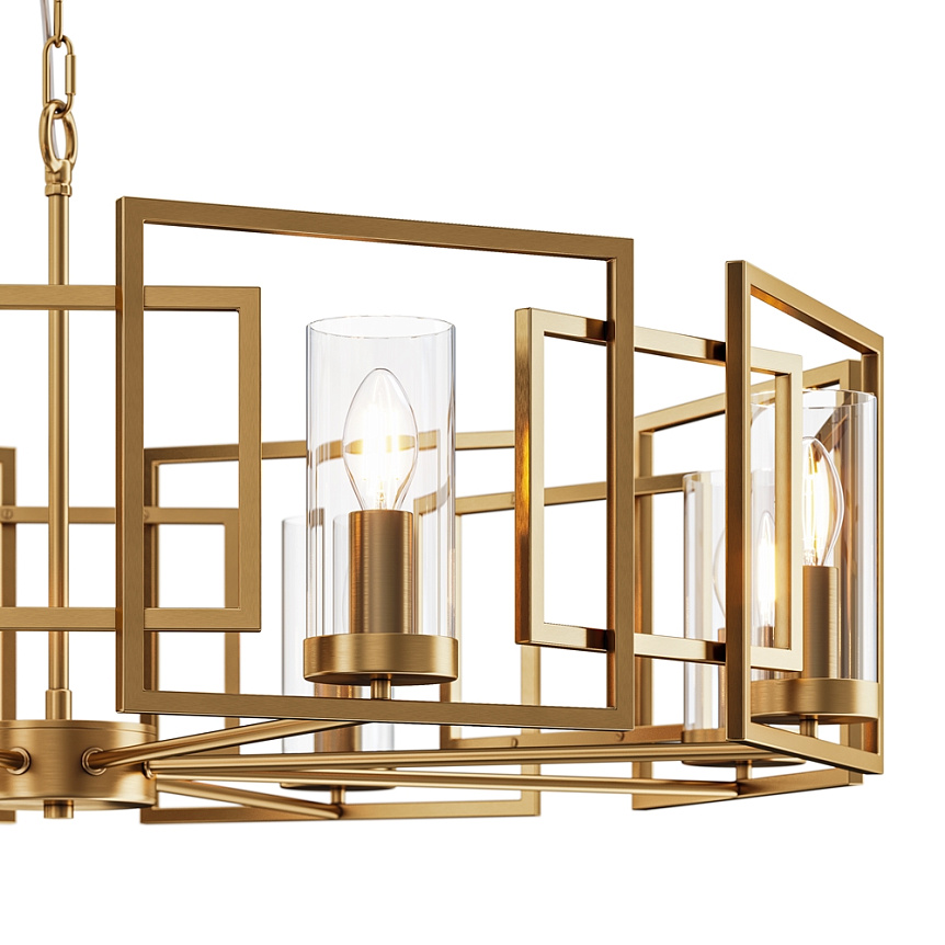Bowi Ø88 Guld loftslampe Fra Maytoni - Bowi er en elegant metallysekrone med en sofistikeret guldfinish.