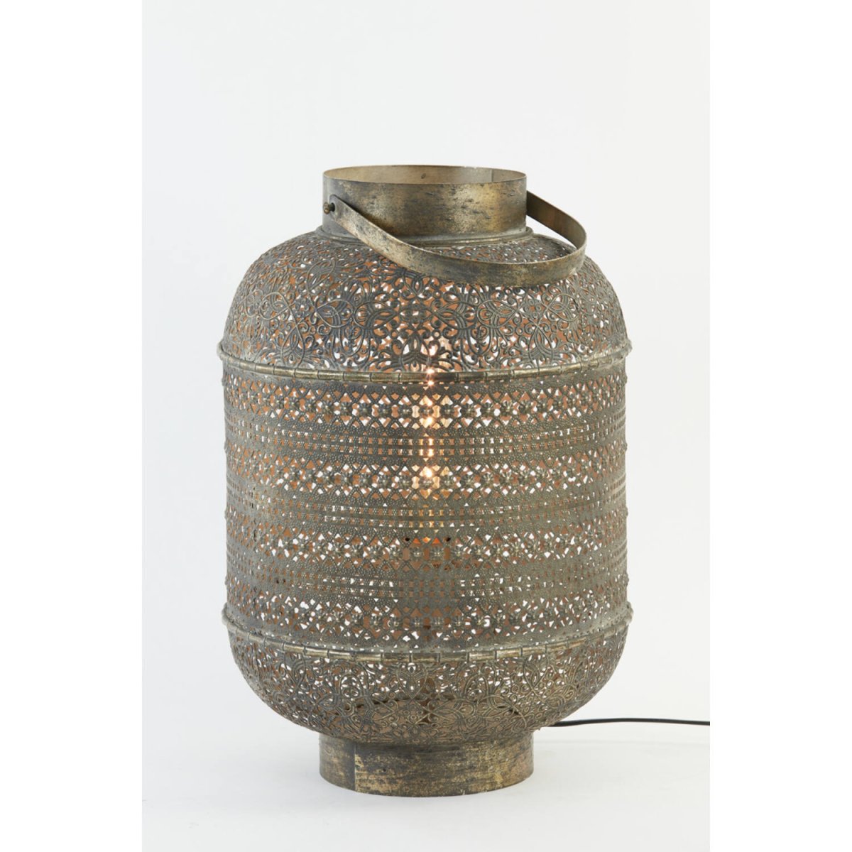 Udupi 45cm Bronze bordlampe Fra Light & Living - Skab en varm og indbydende atmosfære med Udupi, en elegant lampe i bronzefinish.