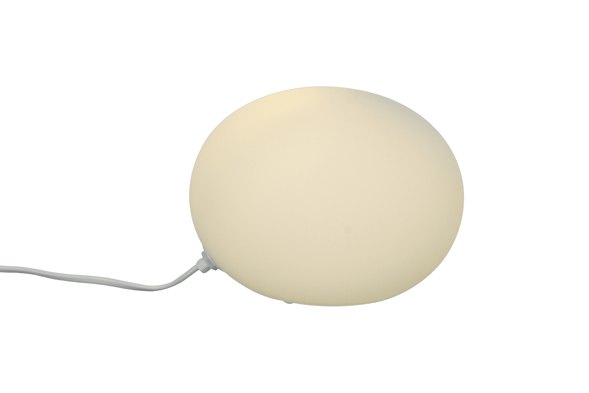 Globus 14cm Opal bordlampe Fra Aneta Lighting - Globus bordlampe i opal hvidt glas med en lyskilde inde i glaskuglen, der giver et dekorativt og behageligt lys.